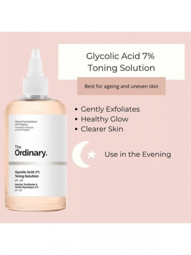 THE ORDINARY / Тоник с 7% гликолевой кислотой 240 мл. Glycolic Acid 7% Toning Solution