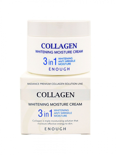 ENOUGH / Крем для лица 3 in 1 Collagen Whitening Moisture Cream 50 мл.