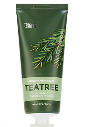 TENZERO / Крем для рук TENZERO RELIEF HAND CREAM Teatree (с экстрактом чайного дерева) 100 мл.