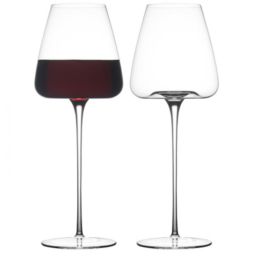 Бокал стеклянный для вина Magistro «Амьен», 320 мл, длина ножки 10,8 см