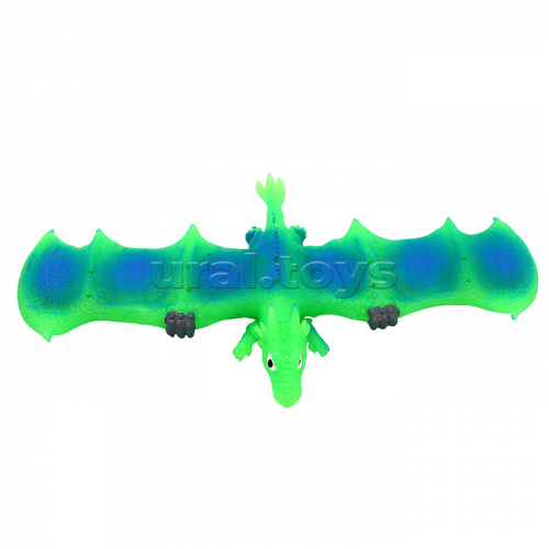 Резиновая слэп-фигурка Дракон зелёная