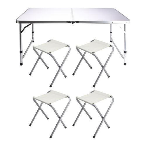 1 шт. доступнок заказу/ ProfiCamp Basic Туристический стол со стульями (стол 120х60х70 см, 4 стула 32х27х35 см)