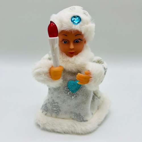 Новогодний декор Снегурочка 18 см в ассортименте