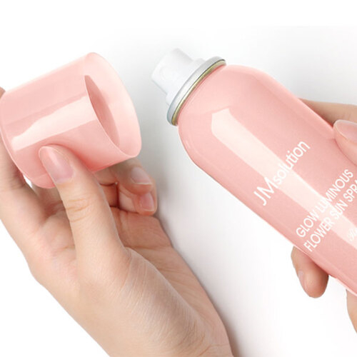 JMsolution Спрей для лица солнцезащитный с розовой водой - Glow luminous flower sun spray, 180мл