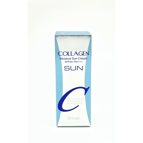 Enough Крем солнцезащитный увлажняющий с коллагеном - Collagen sun cream SPF50+/PA++++, 50г