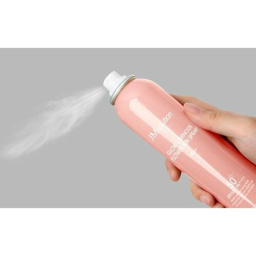 JMsolution Спрей для лица солнцезащитный с розовой водой - Glow luminous flower sun spray, 180мл