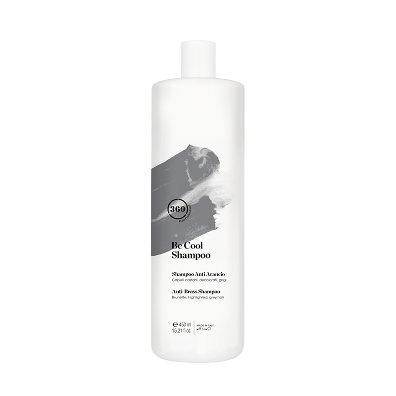 Шампунь тонирующий для темных, осветленных или седых волос / Be Cool Shampoo 450 мл 360 HAIR PROFESSIONAL