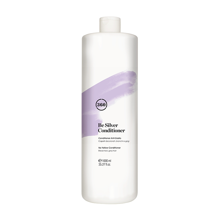 Кондиционер антижелтый для волос / Conditioner Be Silver 1000 мл 360 HAIR PROFESSIONAL