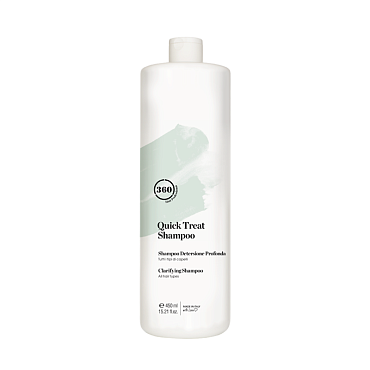 Шампунь глубокого очйенй для всех тйов волос / Quick Treat Shampoo 450 мл 360 HAIR PROFESSIONAL