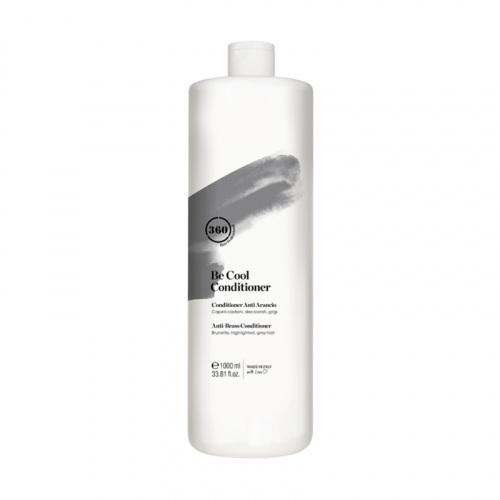 Кондиционер тонирующий для темных, осветленных или седых волос / Be Cool Conditioner 1000 мл 360 HAIR PROFESSIONAL