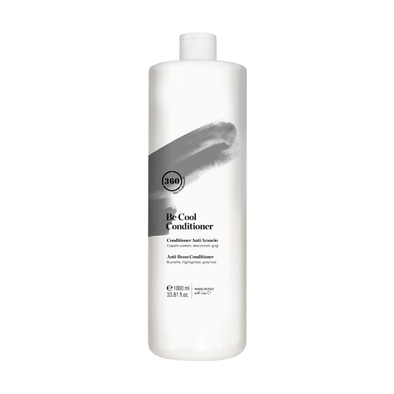 Кондиционер тонирующий для темных, осветленных или седых волос / Be Cool Conditioner 1000 мл 360 HAIR PROFESSIONAL