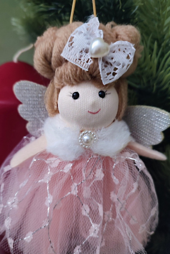 Ангел-куколка Dores K22 розовая