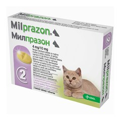 Милпразон 2*4 мг/10 мг для котят и молодых кошек