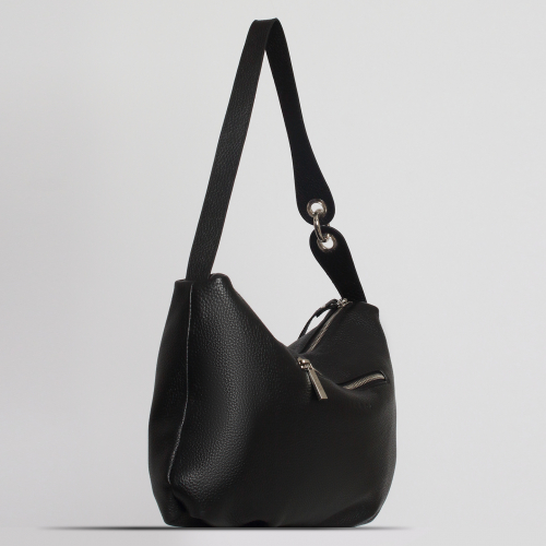Сумка: Женская кожаная сумка Richet 3189LN 376 Черный