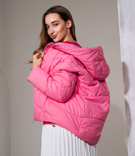 Куртка #КТ016 (3), розовый
