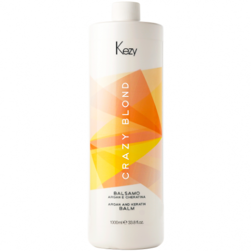 Kezy Crazy Blond Balm soft sensation for damaget hair Бальзам деликатный для поврежденных волос 1000 мл