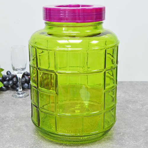 Бутыль с гидрозатвором 12л цветная TW 1103-12-F2