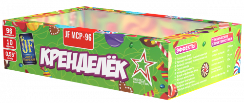 Салют Кренделек 96 залпов 0.3-0.5 калибр JF MCP-96 Joker