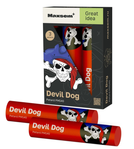 Петарды Devil Dog 3 штуки PM140 Maxsem