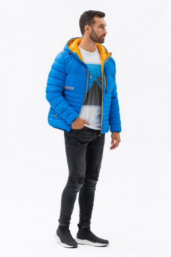 Куртка OMBRE JALP-0120-niebieska