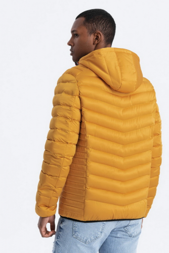 Куртка OMBRE JALP-0121-musztardowa
