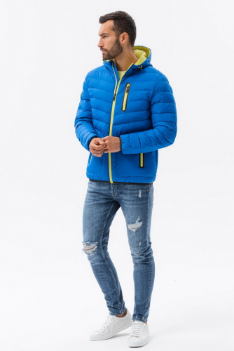 Куртка OMBRE JALP-0118-niebieska