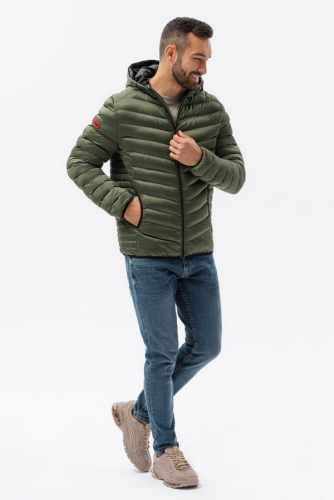 Куртка OMBRE JALP-0121-zielona