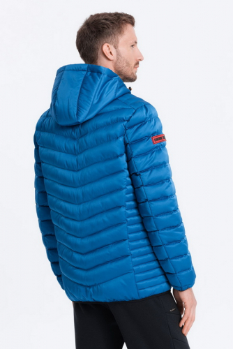 Куртка OMBRE JALP-0121-niebieska