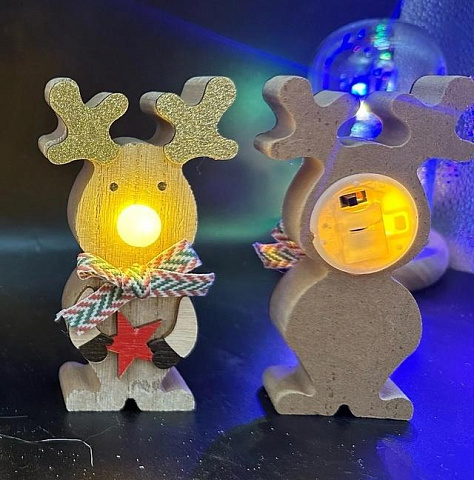 Светящееся декоративное украшение Олень