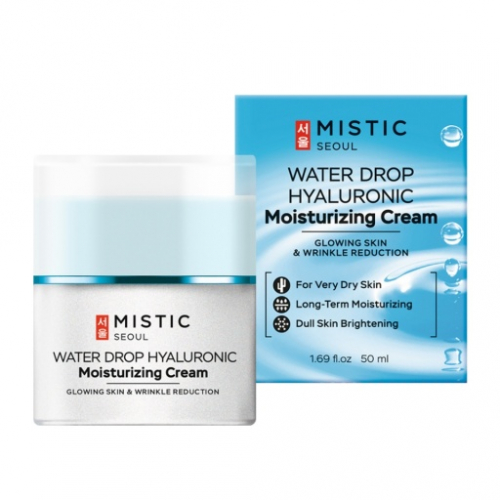 Увлажняющий крем для лица с гиалуроновой кислотой MISTIC WATER DROP HYALURONIC Moisturizing Cream 50мл