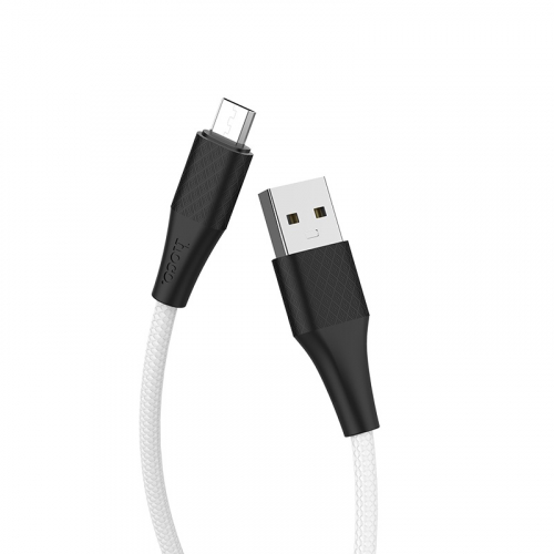Кабель Hoco, X32 Excellent, USB - micro USB, круглый, 2.0A, силикон, 1 метр (белый)