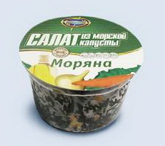 Салаты из морской капусты моряна