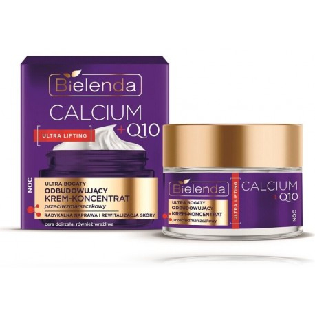 BIELENDA Calcium + Q10 Крем-концентрат ночной 50мл (*6)