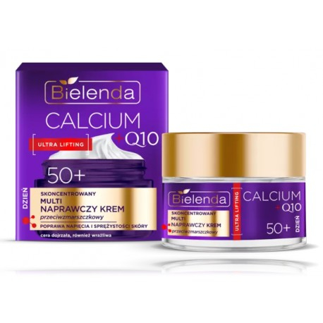 BIELENDA Calcium + Q10 Мульти восстанавливающий крем 50+ день 50мл (*6)