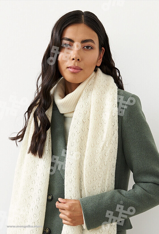 Палантин из 100% монгольской шерсти (арт. 05113)