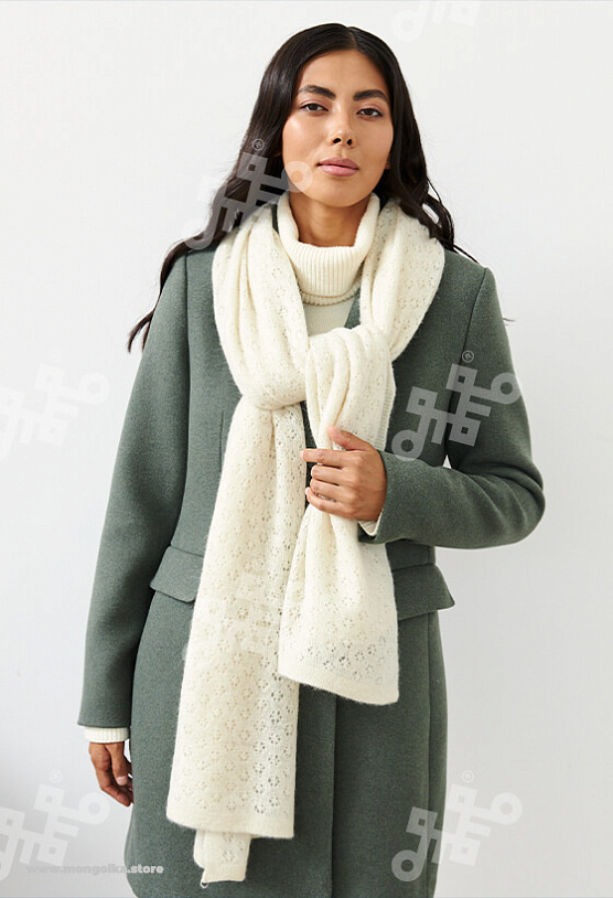 Палантин из 100% монгольской шерсти (арт. 05113)