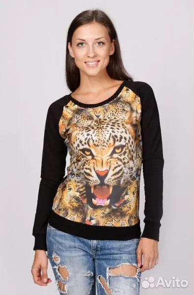 Свитшот женский Лео. АКЦИЯ!