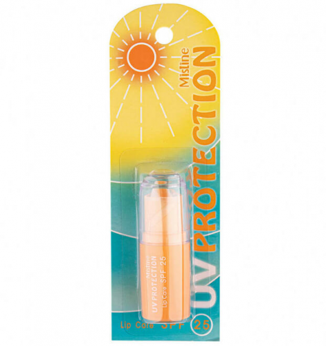 [MISTINE] Помада-бальзам С ЗАЩИТОЙ ОТ СОЛНЦА гигиеническая UV Protection Lip Care SPF 25, 2,5 г