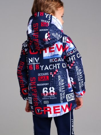  2214 р3611 р  Куртка текстильная с полиуретановым покрытием для мальчиков (ветровка)