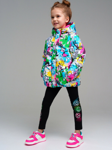  2537 р  3159 р     Куртка текстильная с полиуретановым покрытием для девочек