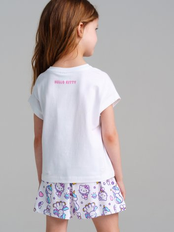 638 р  958 р    Комплект трикотажный для девочек: фуфайка (футболка), шорты