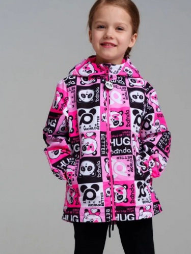  2018 р  3723 р     Куртка текстильная с полиуретановым покрытием для девочек (ветровка)