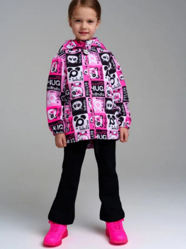  2018 р  3723 р     Куртка текстильная с полиуретановым покрытием для девочек (ветровка)