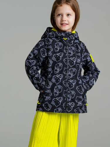  2100 р  3611 р    Куртка текстильная с полиуретановым покрытием для девочек (ветровка)