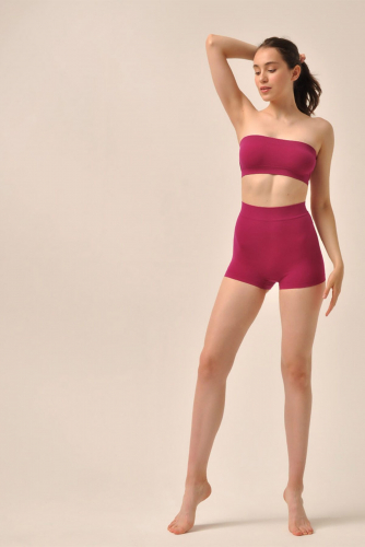 MY шорты BX325 SHORT HIGH-WAIST(1/100) (magenta (пурпурный) MY #788537Magenta (пурпурный)