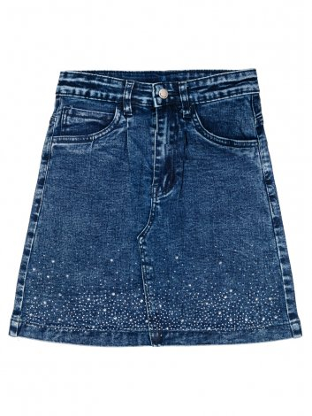 846 р1353 р   Юбка текстильная джинсовая для девочек