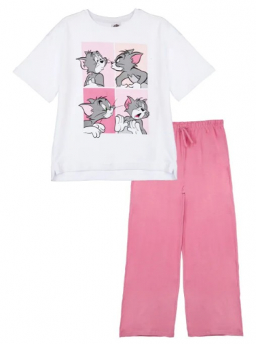  867 р1353 р  Комплект трикотажный для девочек: фуфайка (футболка), брюки