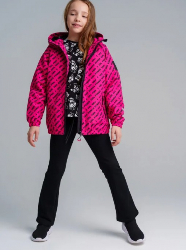 2346 р  3723 р    Куртка текстильная с полиуретановым покрытием для девочек (ветровка)