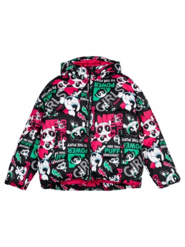  2718 р3384 р    Куртка текстильная с полиуретановым покрытием для девочек