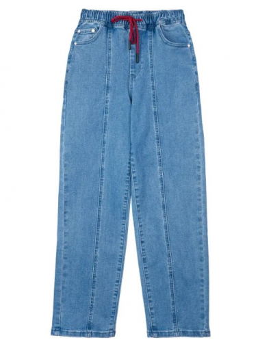 1022 р1805 р  Брюки текстильные джинсовые для девочек